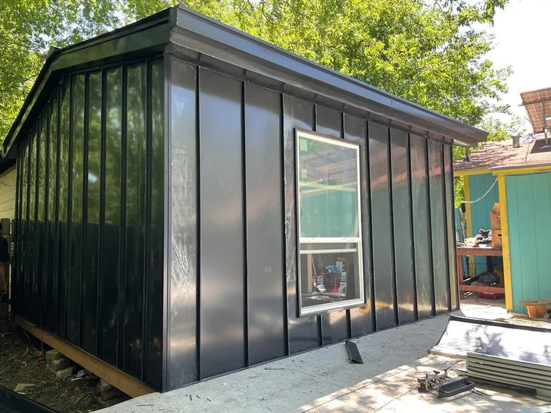 Black standing seam metal wall panels for Metal Roof Installation in Orchard Mesa